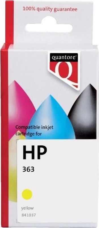 Quantore - C8773EE - Inktcartridge - Geel - Alternatief voor HP 363