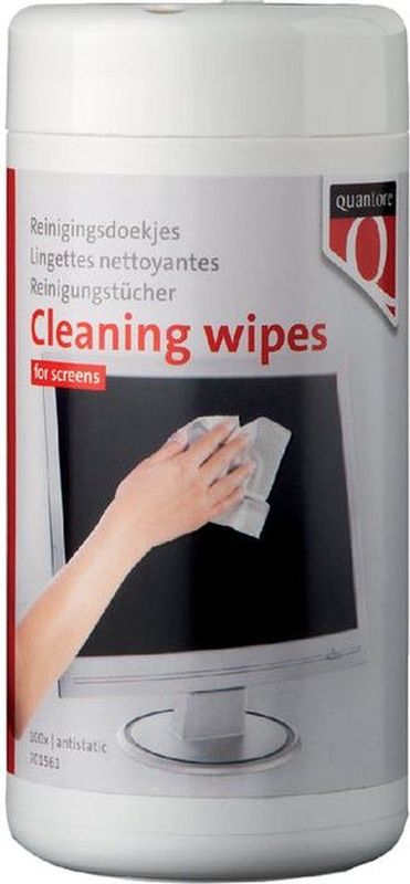 Beeldschermdoekjes Quantore dispenser 100 stuks