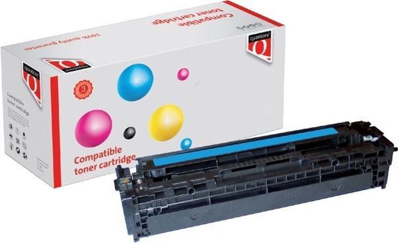 Quantore - Tonercartridge - Blauw - Alternatief TBV HP 125A