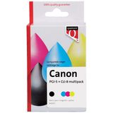 Inktcartridge quantore can pgi-5 cli-8 zwart 3 kl