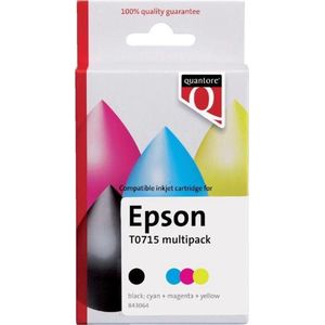 Inktcartridge quantore epson t071540 zwart kleur