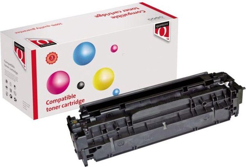 Quantore - CC530A - Tonercartridge - Zwart - Geschikt voor HP