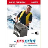 Quantore - PG-510 - Inktcartridge - Zwart - Inclusief Chip