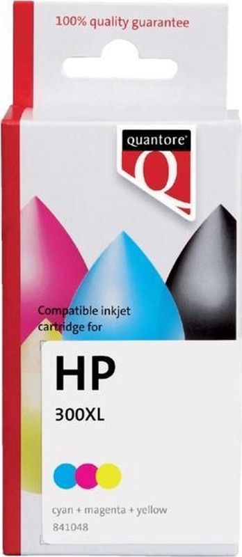 Quantore - CC644EE - Inktcartridge - Kleur - Alternatief voor HP 300XL