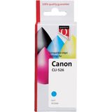 Inktcartridge quantore canon cli-526 blauw