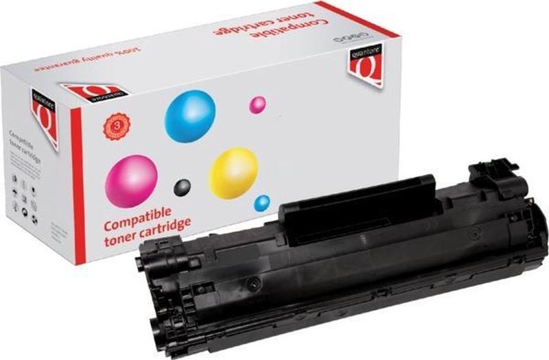 Quantore - Canon 728 - Tonercartridge - Zwart - Alternatief