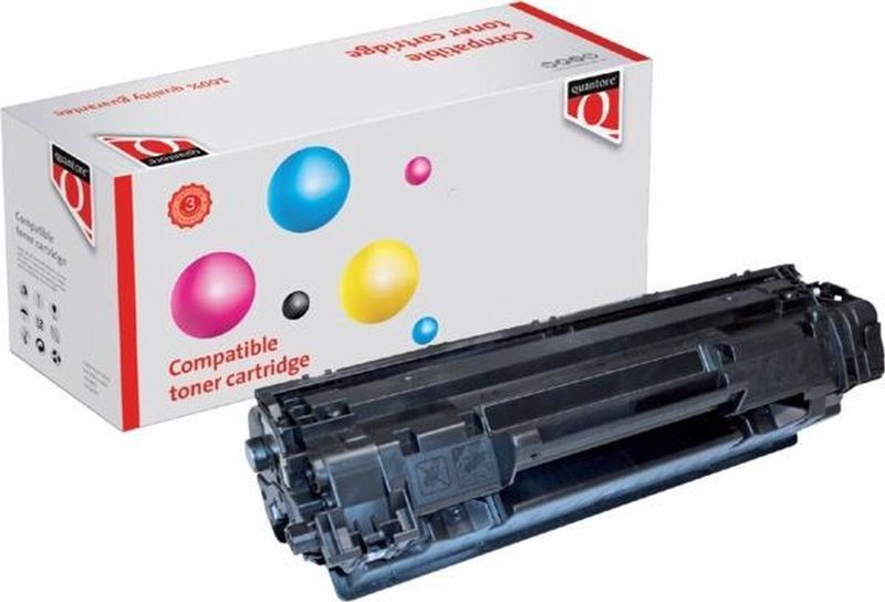 Tonercartridge quantore hp ce278a 78a zwart