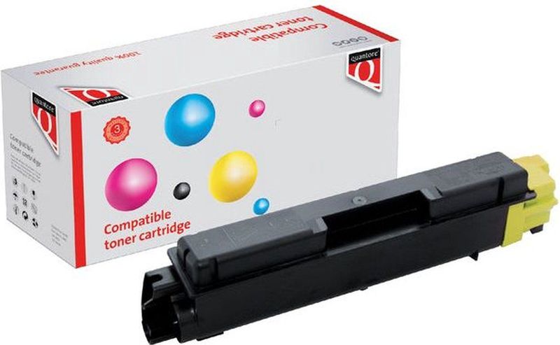 Quantore - TK-590Y - Toner - Geel - Alternatief voor Kyocera
