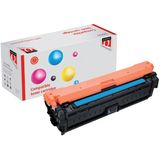 Quantore - CE741A - Tonercartridge - Blauw - Alternatief voor HP
