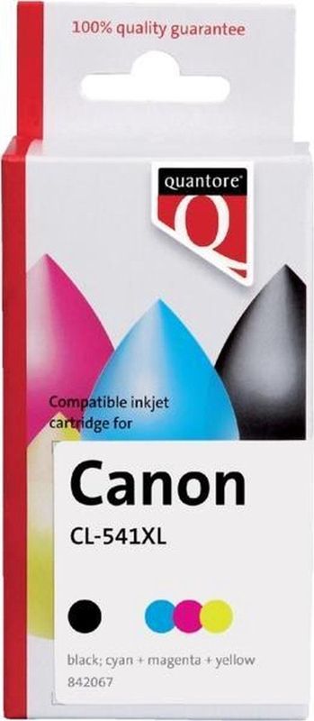 Inktcartridge quantore canon cl-541xl kleur | 1 stuk