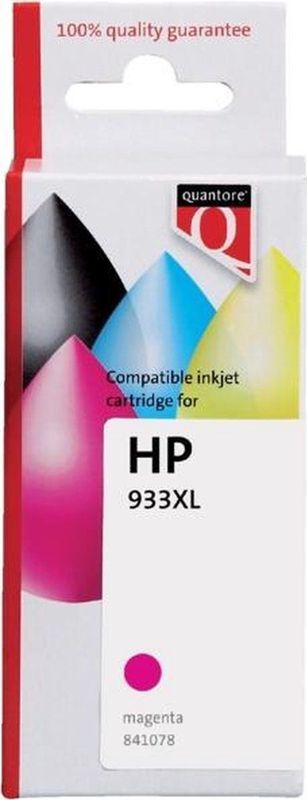 Quantore - Alternatief Inktcartridge - Rood - Geschikt voor HP CN055AE 933XL