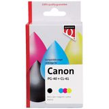 Inktcartridge Quantore Canon PG-40 CL-41 zwart + kleur | Pak a 2 stuk