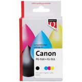 Inktcartridge Quantore alternatief tbv Canon PG-510 CL-511 zwart + kleur