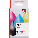 Inktcartridge quantore hp 56 57 sa342cn zw+kl | Pak a 2 stuk
