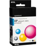 Quantore - Inktcartridge - Zwart + Kleur - Alternatief voor HP 301XL