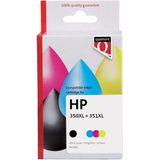 Inktcartridge quantore hp 350xl 351xl cb336 cb338 | Pak a 2 stuk