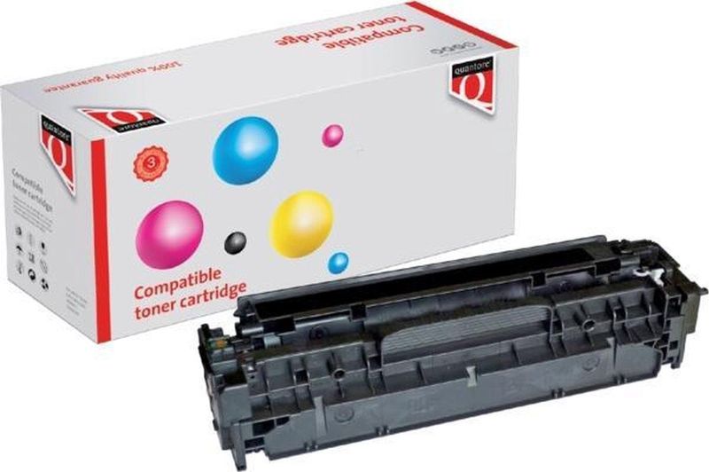 Quantore - CF380A - Tonercartridge - Zwart - Alternatief voor HP