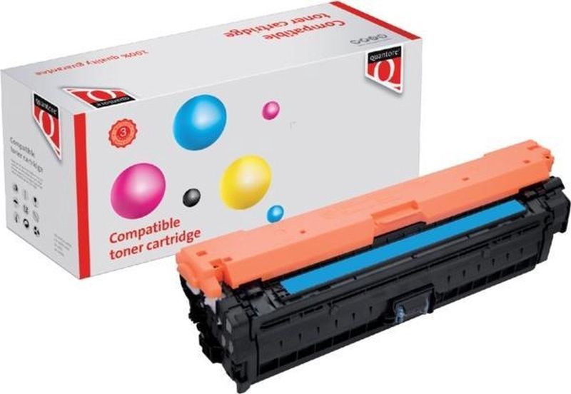 Tonercartridge quantore hp ce341a 651a blauw