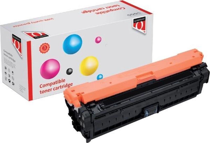 Quantore - CE340A - Tonercartridge - Zwart - Alternatief voor HP 651A