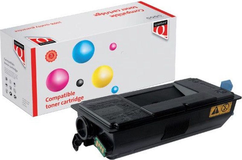 Quantore - TK-3100K - Toner - Zwart - Alternatief voor Kyocera