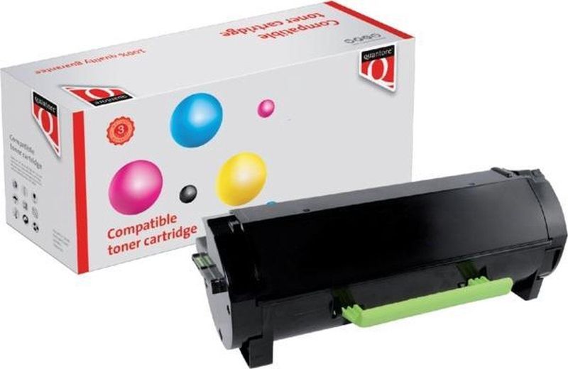 Quantore - Tonercartridge - Zwart - Geschikt voor Lexmark 50F0XA0