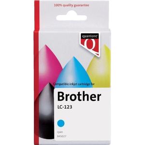 Inktcartridge Quantore Brother LC-123 blauw