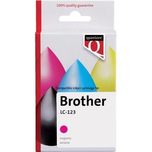 Inktcartridge Quantore Brother LC-123 rood