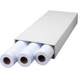 Inkjetpapier Quantore Plot 610mmx50m 90gr 3 rollen