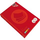 Kopieerpapier Quantore Colour A3 80gr felrood 500 vel | 5 stuks