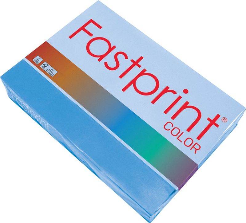 Kopieerpapier quantore colour a4 160gr diepblauw | 5 stuks