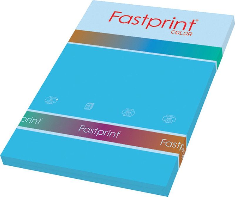 Fastprint - Kopieerpapier - Azuurblauw - 50 Vel - 160 Gr