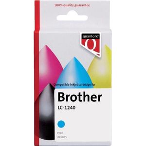 Inktcartridge Quantore Brother LC-1240 blauw