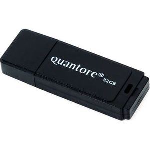 Usb-stick quantore 32gb 2.0 zwart | Blister a 1 stuk | 100 stuks