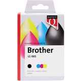 Quantore - LC-985 - Inktcartridge - Zwart - Alternatief