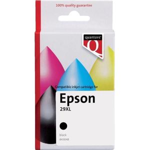 Quantore - Inktcartridge Alternatief - Zwart - Geschikt voor Epson 29XL
