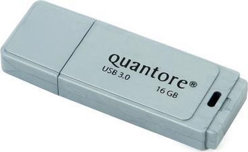 Quantore - USB-stick 3.0 - 16GB - Zwart - USB-3.0 Snelheid 5Gbps