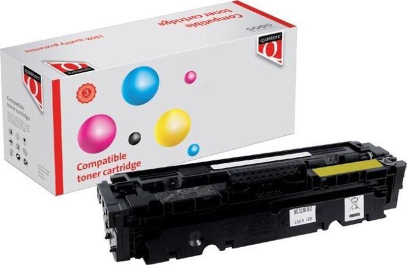 Quantore - CF412X - Tonercartridge - Geel - Alternatief voor HP