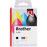 Inktcartridge Quantore Brother LC-223 zwart + 3 kleuren