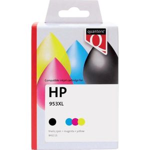 Inktcartridge Quantore alternatief tbv HP 3HZ52AE 953XL zwart 3 kleuren HC