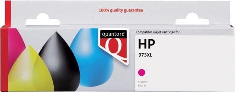 Quantore - F6T82AE - Inktcartridge - Rood - Alternatief voor HP 973X