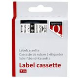 Labeltape Dymo/Quantore 40913 9mmx7m Zwart Op Wit