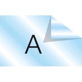 Quantore - Labeltape - Transparant Zwart - 12mm x 4m - Plastic