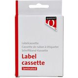 Quantore - TZe-241 - Labeltape - Wit/Zwart - 18mm x 8m