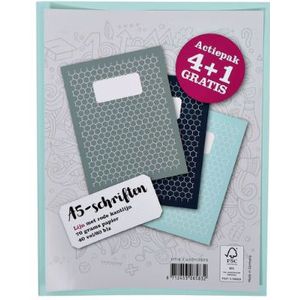 5 Schriften A5 80 Seiten liniert 70 Gramm