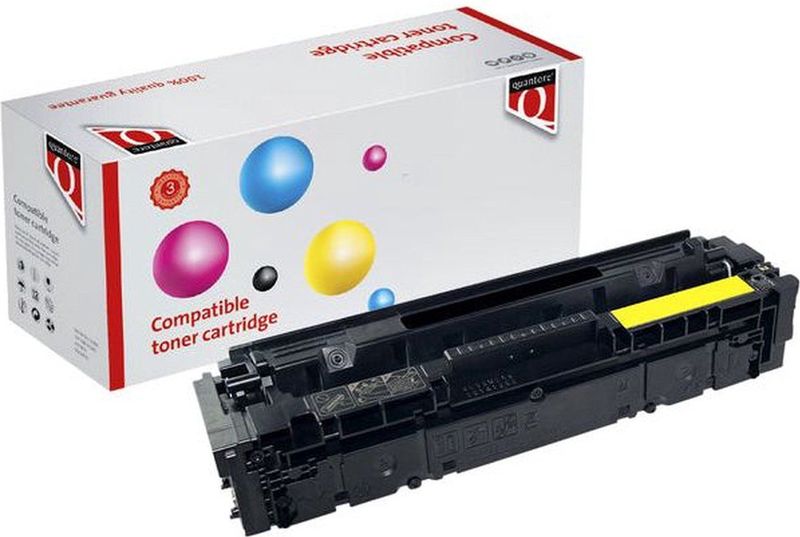 Quantore - Tonercartridge - Geel - Alternatief voor HP CF542X - Tot 2500 Pagina's