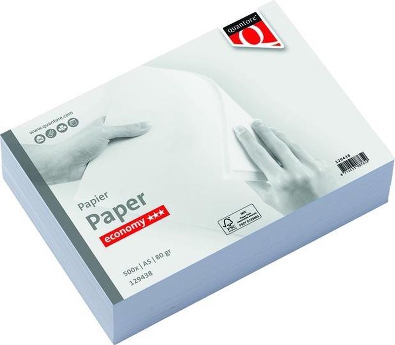 Papier - A5 - Wit - 80 Gram - 500 Vellen per Pak - FSC-gecertificeerd