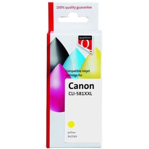 Inktcartridge Quantore alternatief tbv Canon CLI-581XXL geel