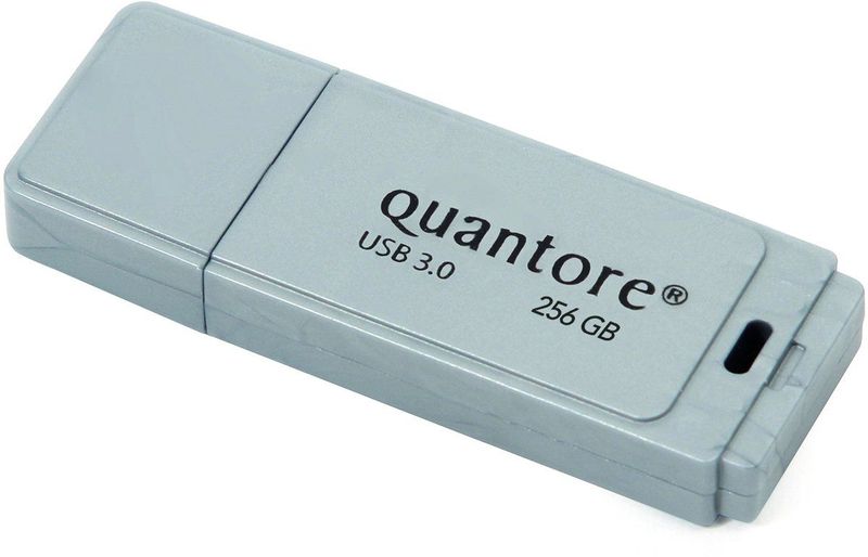 USB-stick 3.0 Quantore 256GB zilver