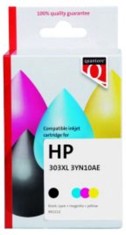 Inktcartridge quantore hp 303xl 3yn10cn hc zw+kl | Pak a 2 stuk
