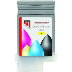 Inktcartridge Quantore alternatief tbv Canon PFI-107 geel